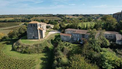 Gîte pour 14 personnes, avec jardin ainsi que vue et piscine, animaux acceptés à Pujols (Gironde)