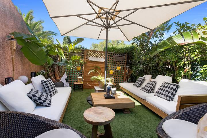 Appartement de vacances pour 6 personnes, avec jardin et bassin pour enfant