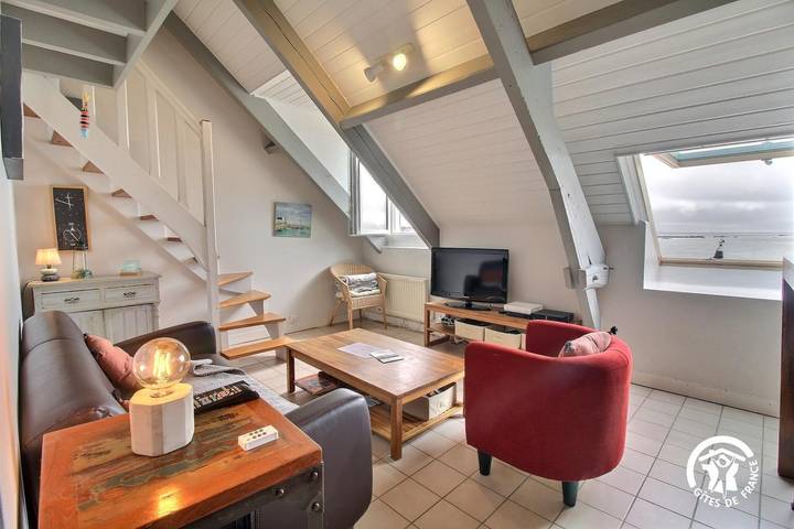 Gîte für 2 Personen, mit Ausblick in Quiberon