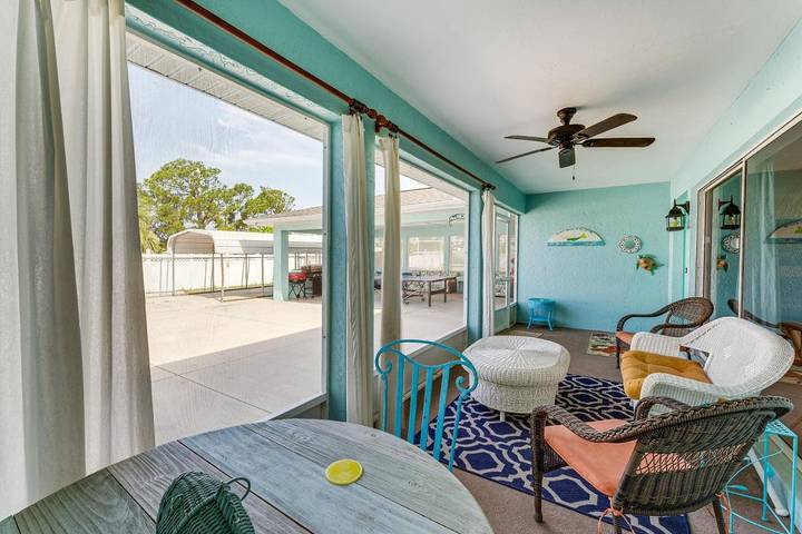 Appartement de vacances pour 9 personnes, avec piscine et terrasse