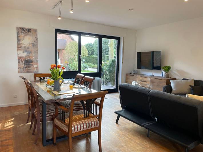 Ferienhaus mit meerblick für 4 Personen, mit Balkon und Terrasse sowie Garten am Jadebusen - 3
