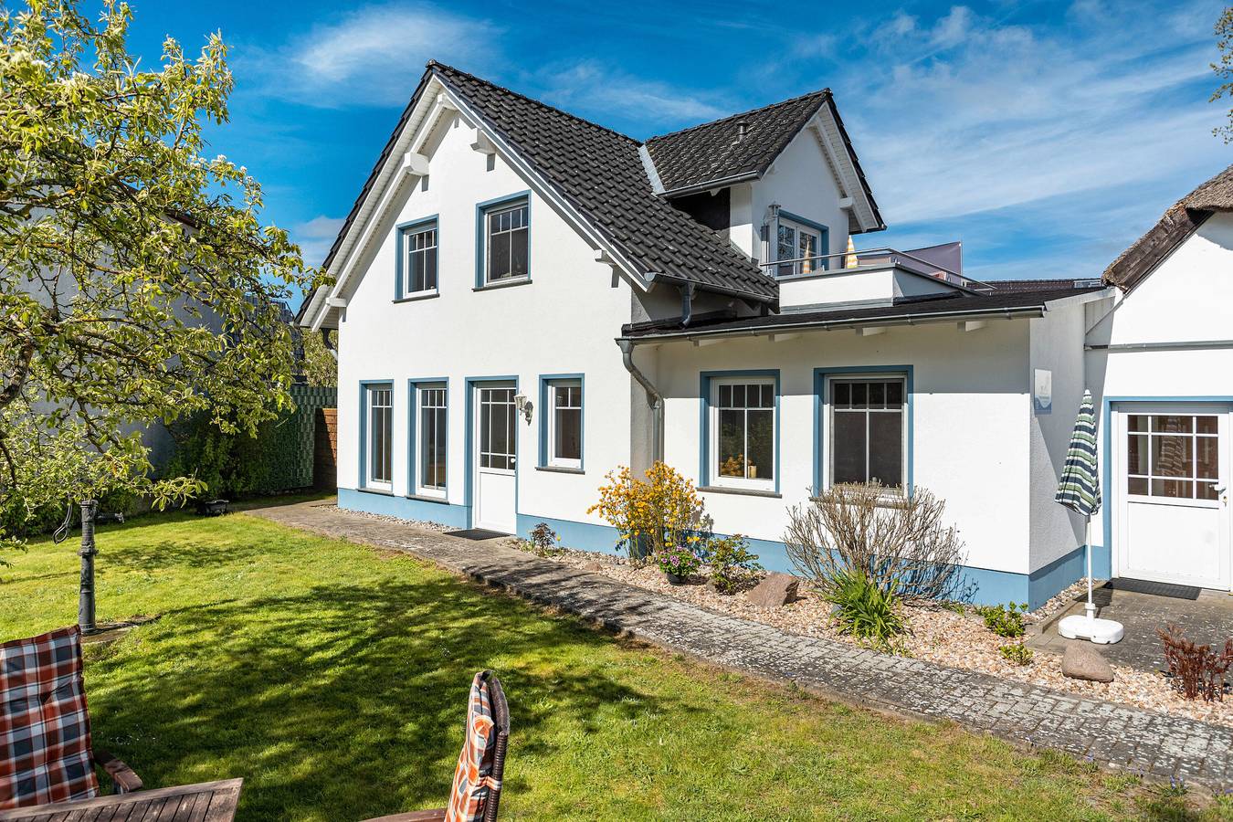 Ganze Wohnung, Ferienwohnung '3' mit Gemeinschaftsgarten und Wi-Fi in Groß Zicker, Mönchgut