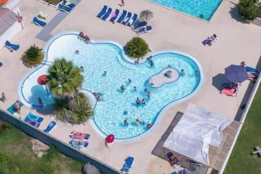 🌞 Mobil-home climatisé 6 pers – Camping 3⭐ avec piscine – Landes – dès 70€/nuit in Sainte-Eulalie-en-Born, Côte d’Argent