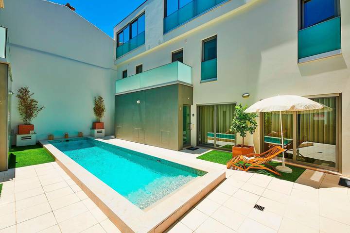 Ferienhaus für 4 Personen, mit Pool und Garten sowie Terrasse in Tavira - 3