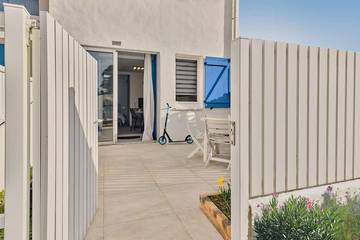 Gîte pour 4 personnes, avec terrasse dans Plage des Mouettes
