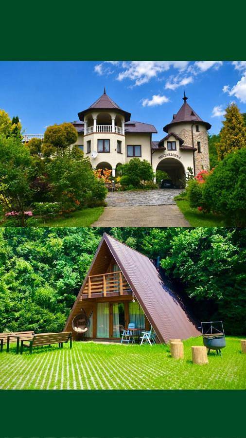 Domek letniskowy dla 4 osób, z Balkon i Taras oraz Ogród i Basen w Tylicz