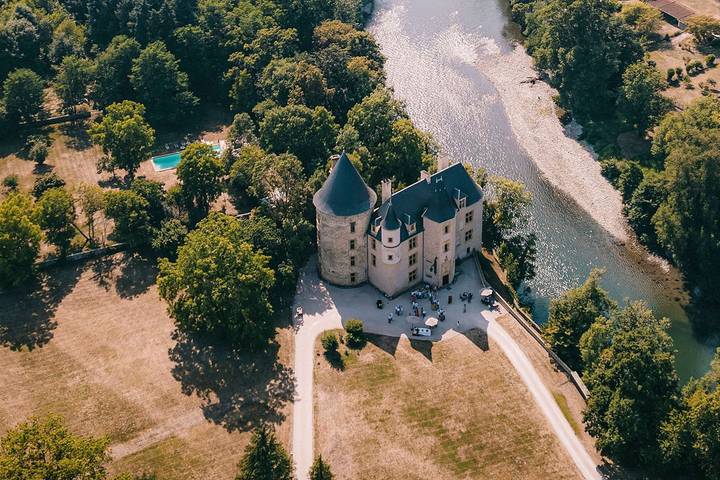 Château pour 22 personnes, avec jardin et terrasse