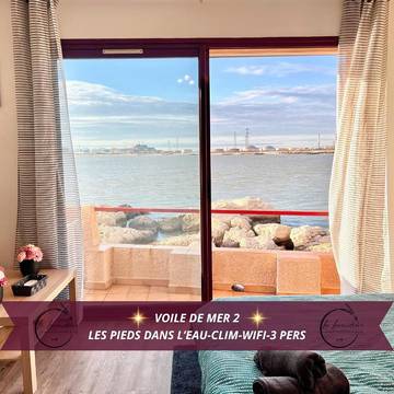 Gîte pour 3 personnes, avec terrasse et vue à Fos-sur-Mer