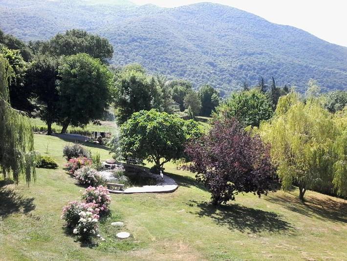 Appartement de vacances pour 2 personnes, avec Balcon et Terrasse ainsi que Jardin et Vue