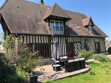 Gîte pour 7 personnes, avec balcon et jardin à Gonneville-sur-Honfleur