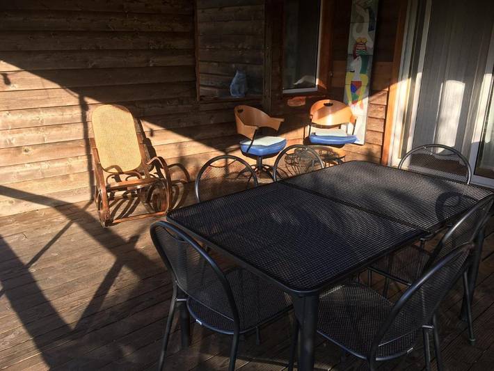 Maison de vacances pour 8 personnes, avec Jacuzzi et Terrasse ainsi que Jardin et Vue