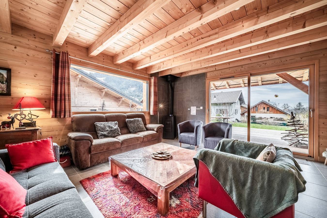 Chalet le télémark,Bernex, jusqu'à 13 personnes, vue sur la dent d'oche in Bernex, Région de Thonon-les-Bains