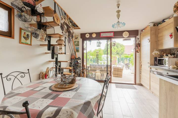 Ganze Wohnung, Appartement „Les Anatidés, Quend“ mit Terrasse und gemeinsamem Garten in Quend, Abbeville und Umgebung