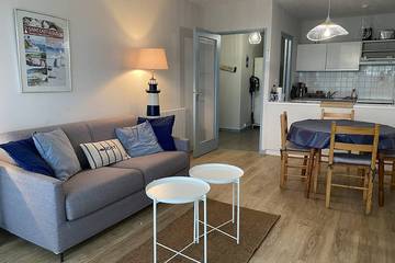 Gîte pour 4 personnes, animaux acceptés dans Plage de Pen-Guen