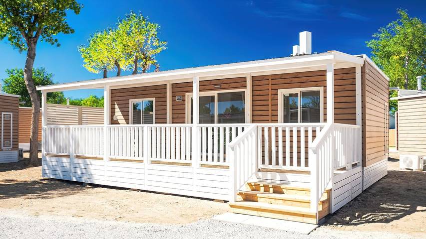 Bungalow per 4 persone, con terrazza e piscina, con animali domestici a Rimini