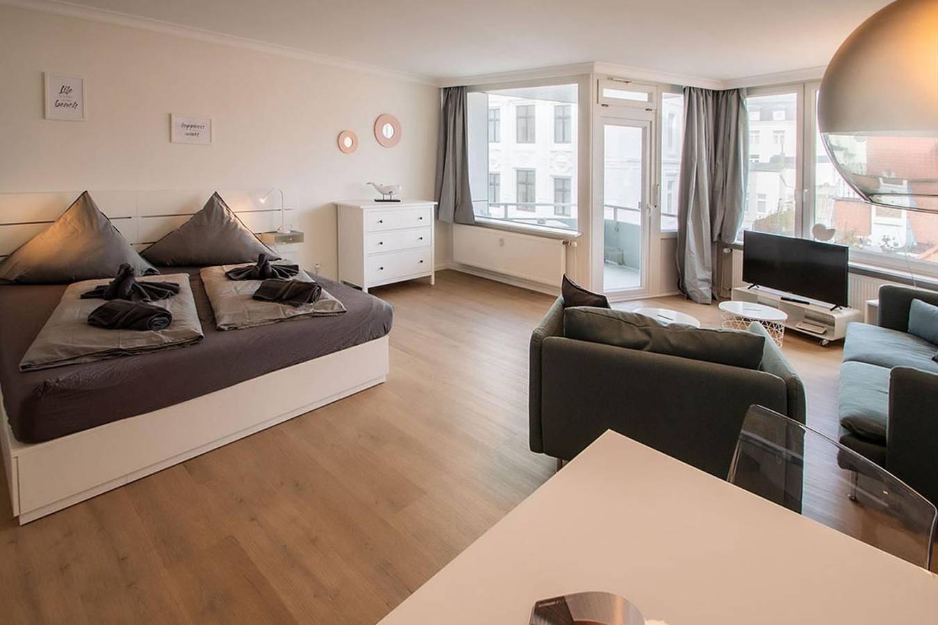 Apartamento entero, Ferienwohnung Strandapartement 46 mit seitlichem Meerblick in Borkum