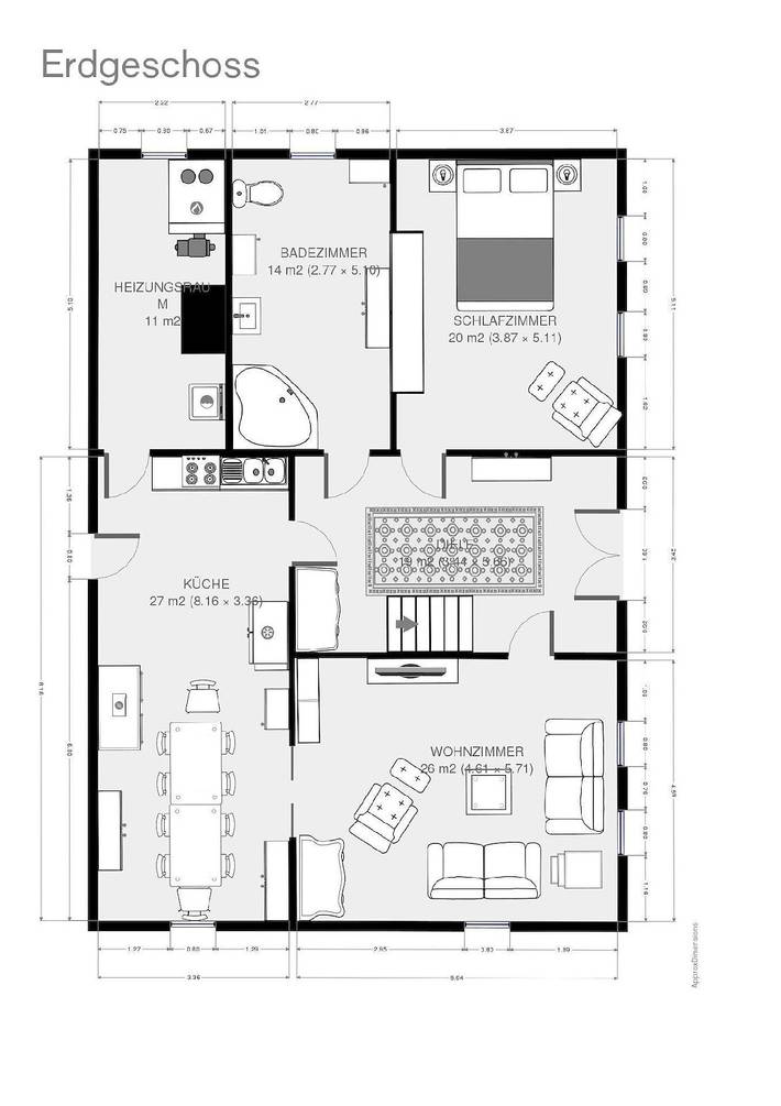 Ferienhaus für 6 Personen, mit Terrasse und Garten, mit Haustier in Altes Land Stade - 4