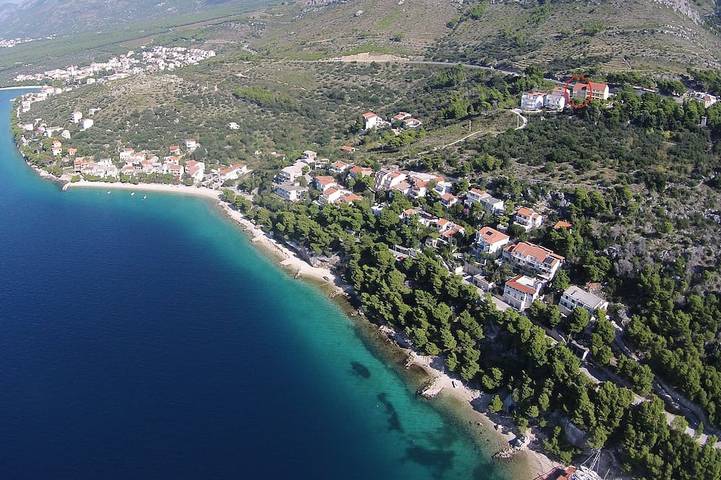 Ferienwohnung für 3 Personen, mit Balkon in Krvavica