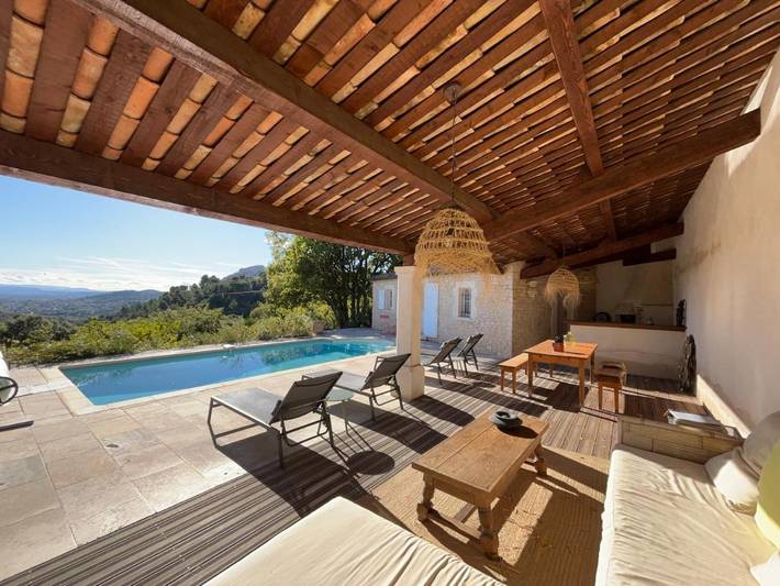 Maison d’hôte pour 4 personnes, avec jardin ainsi que piscine et vue