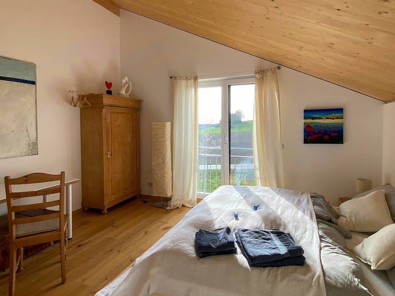 Ferienhaus am Wanderweg bei Neuburg in Oberhausen (Bayern), Romantische Straße