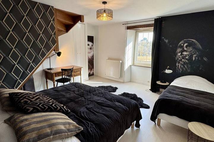 Gîte pour 30 personnes, avec jardin et balcon à Quibou - 2