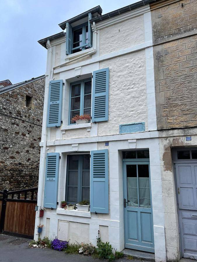 Maison de pêcheur petite vue mer centre village in Villerville, Lisieux und Umgebung