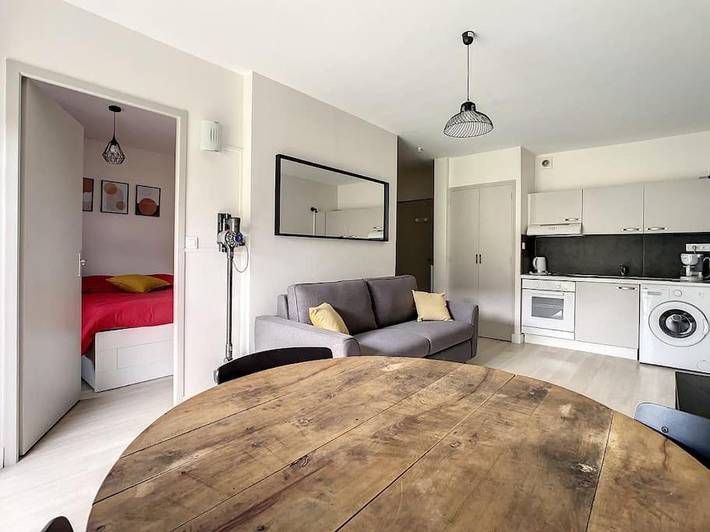 Appartement de vacances pour 2 personnes, avec Terrasse ainsi que Jardin et Vue