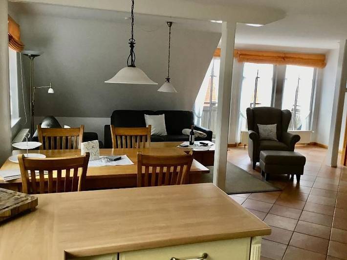 Ferienwohnung für 2 Personen, mit Balkon und Ausblick in Norddorf