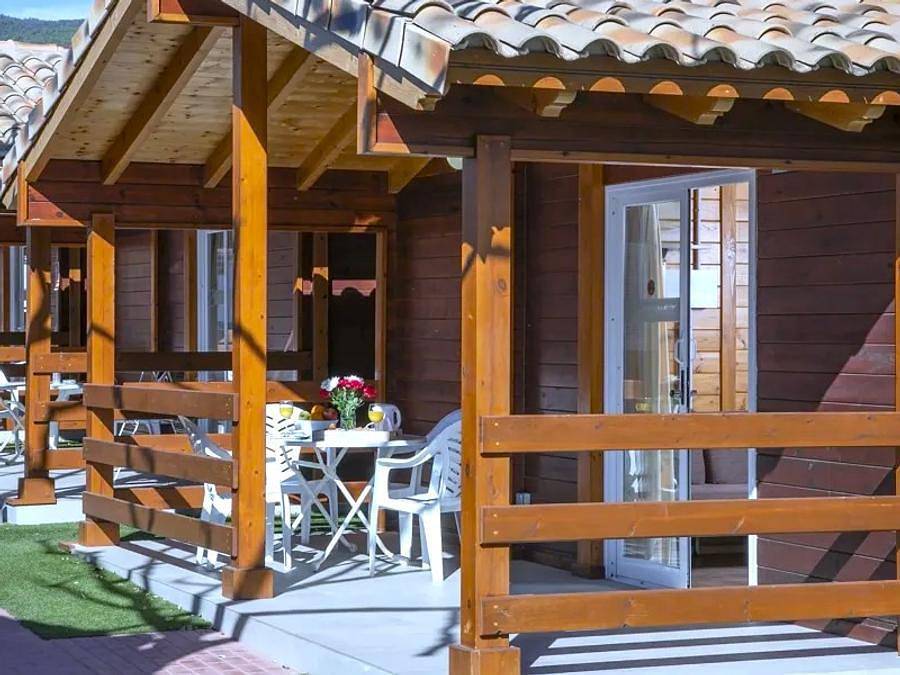 Camping Bonterra Resort - Chalet 4 personen - Holzchalet Melia in Benicassim, Costa del Azahar