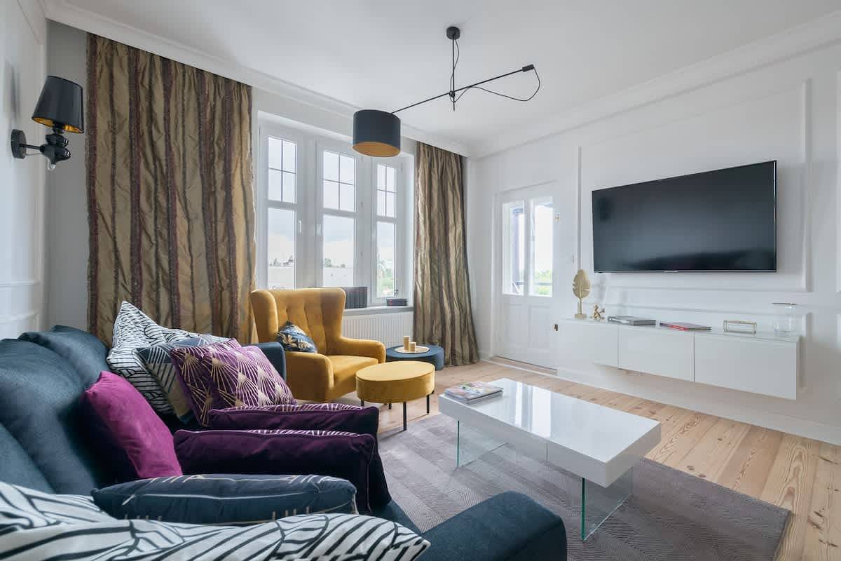 Hel leilighet, 3 Maja 71/7 | Stylish Apartment | Wi-Fi in Sopot, Trippelbyen