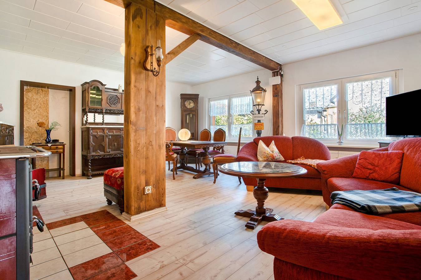 Ganze Wohnung, Ferienwohnung '1' mit gemeinsamer Terrasse, gemeinsamem Garten und Wi-Fi in Bugewitz, Vorpommern Greifswald