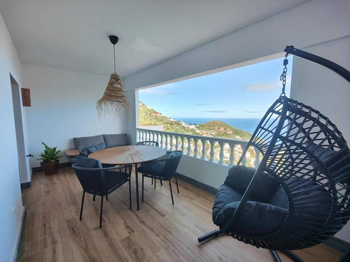 Apartamento para 4 personas, con Balcón además de Terraza y Vistas en Taganana