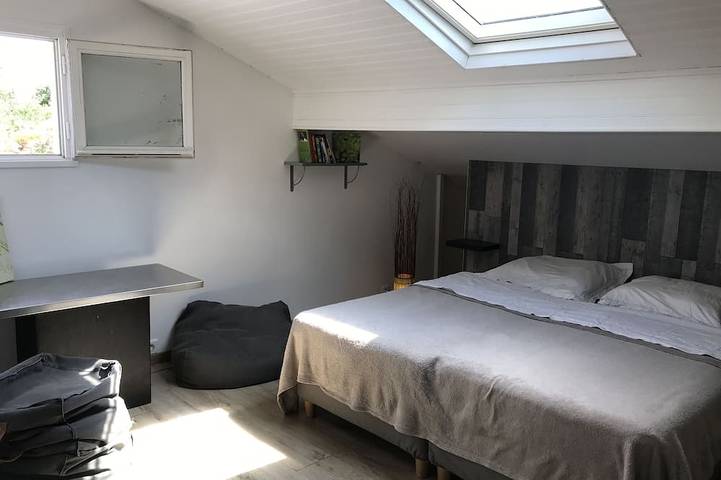 À 10 min à Pied de la Plage, Charmante Maison Avec Jardin Arboré in Saint-Nazaire, Côte d'Amour