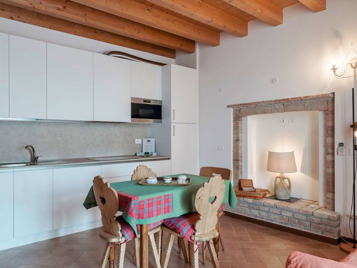 Appartamento intero, Zweizimmerwohnung mit zwei Einzelbetten und Schlafsofa in Pralboino, Provincia di Brescia