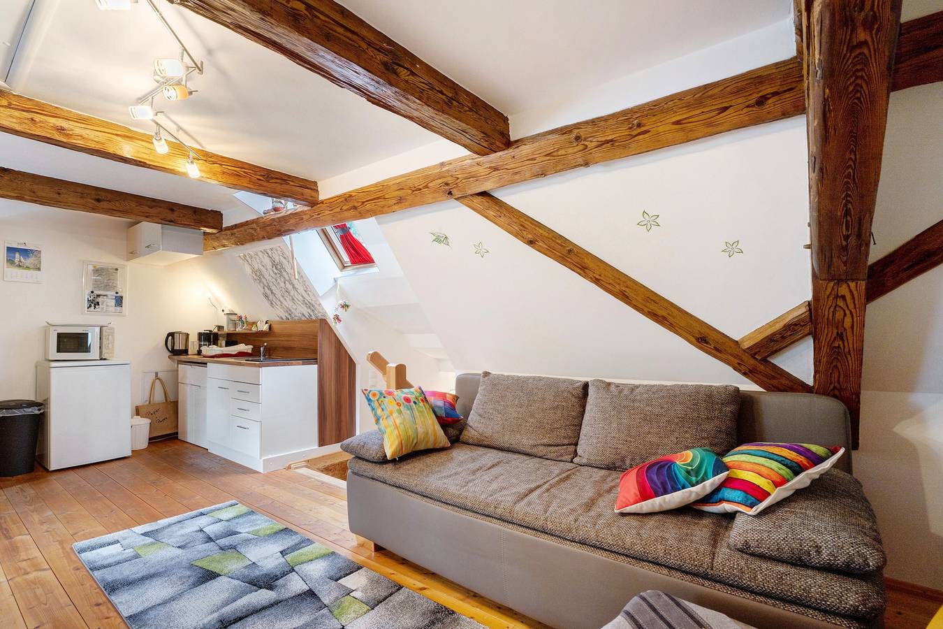 Ganze Wohnung, Ferienwohnung 'Augustusberg' mit Bergblick, privater Terrasse und Wlan in Bad Gottleuba-Berggießhübel, Elbsandsteingebirge