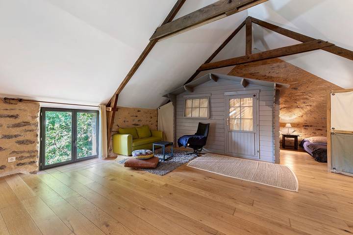 Maison de vacances pour 6 personnes, avec Jardin à Surzur