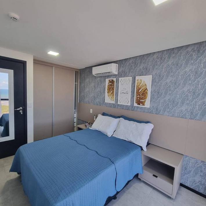 Casas e apartamentos de temporada para 2 pessoas, com vista e piscina e ainda sauna na Enseada dos Corais