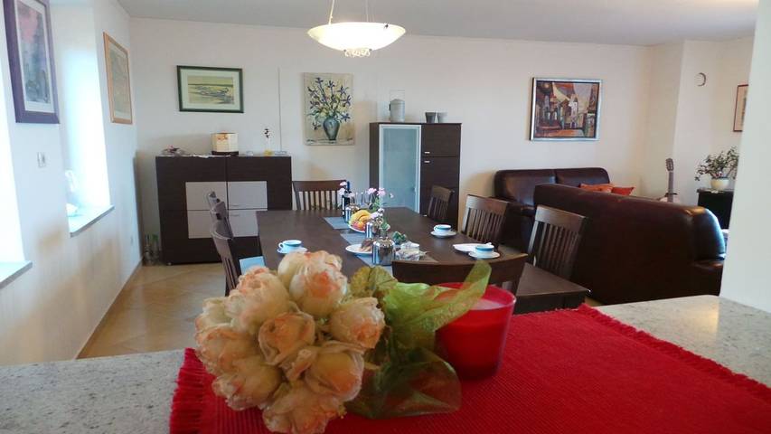 Ferienwohnung für 5 Personen, mit Garten