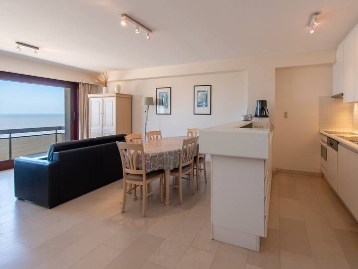 Vakantiewoning voor 6 personen, met Terras aan de Belgische Kust