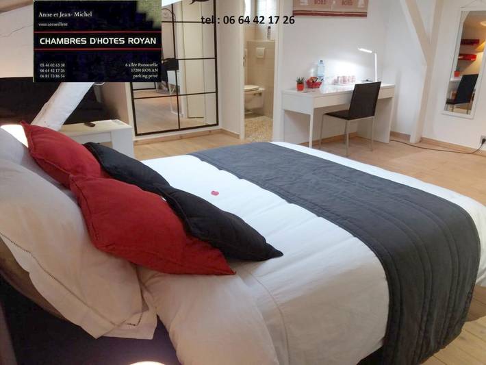 Chambre d’hôte pour 2 personnes, avec vue et jardin à Royan - 2