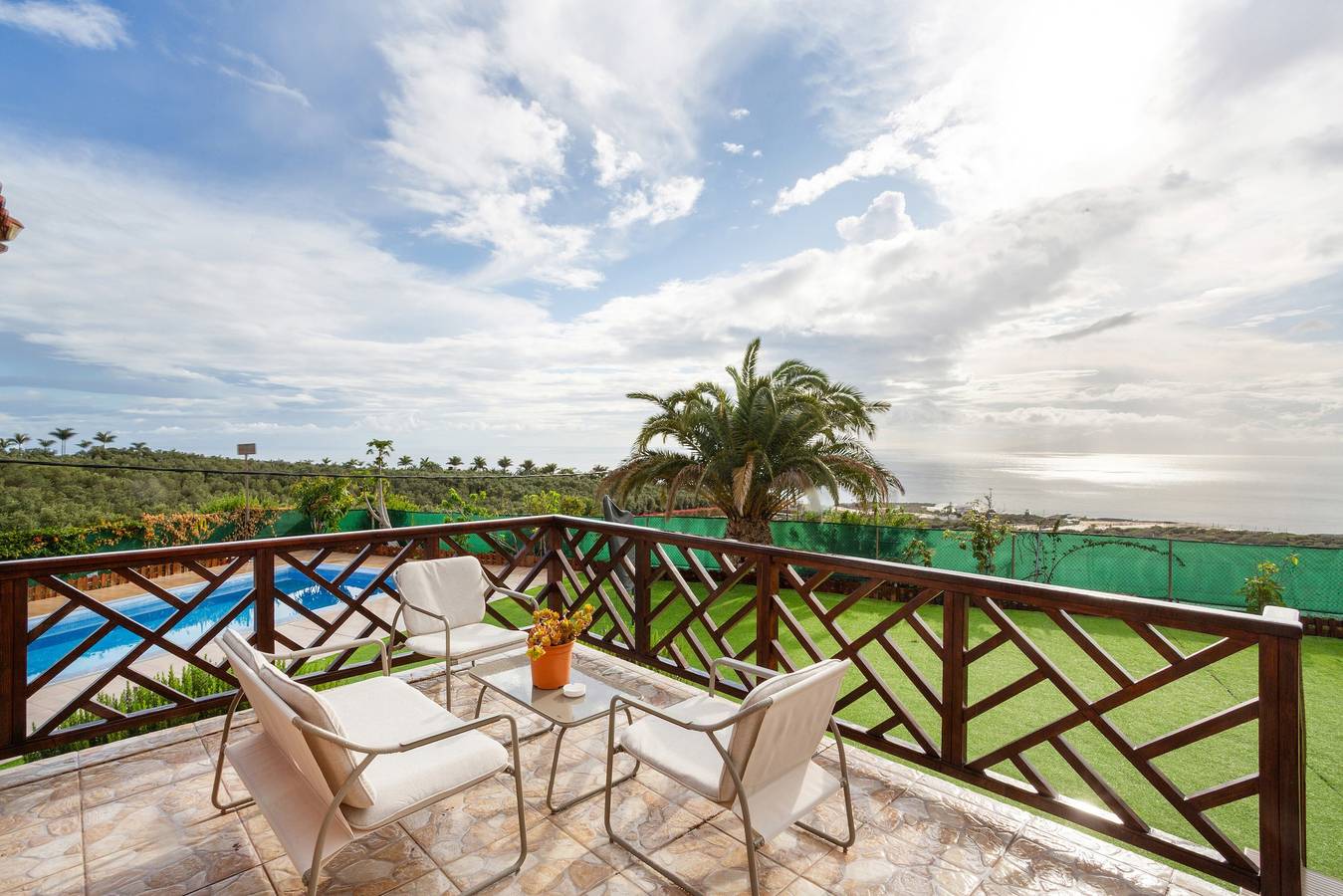 Villa Horizonte avec vue sur la mer, Wi-Fi et climatisation in Tijoco Bajo, Adeje