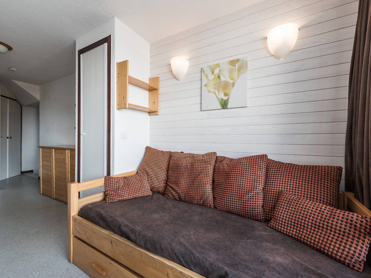 Entire studio, Cozy Studio Cabin · Near Slopes & Shops · Balcony · Sleeps 4 in Tignes, Vanoise National Park