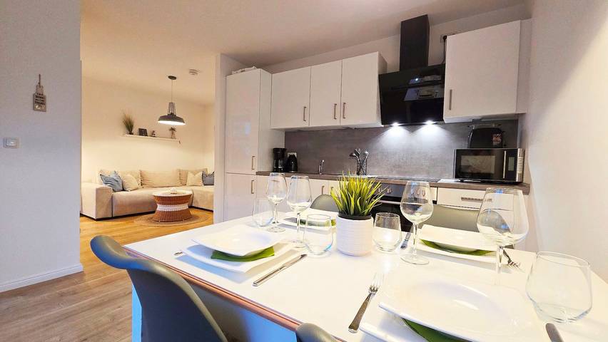 Ferienwohnung für 4 Personen, mit Terrasse und Garten am Schönberger Strand
