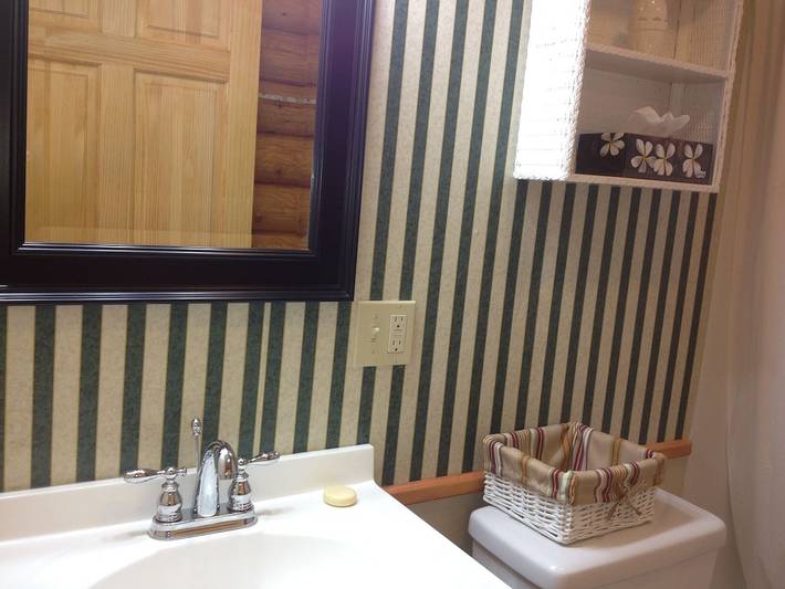 Blockhütte für 6 Personen, mit Terrasse und Sauna sowie Garten in Montana