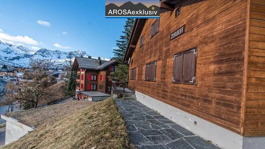 Hütte für 9 Personen, mit Terrasse in Arosa