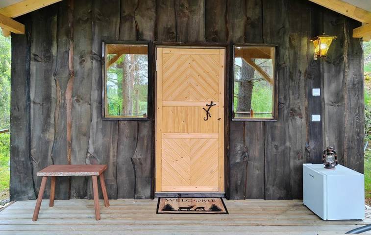 Camping para 2 personas, con terraza y vistas en Finlandia