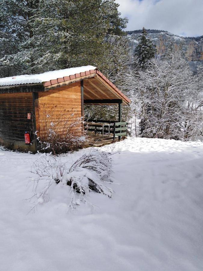 Chalet du camping la Porte St Martin in Saint-Martin-en-Vercors, Parc naturel régional du Vercors