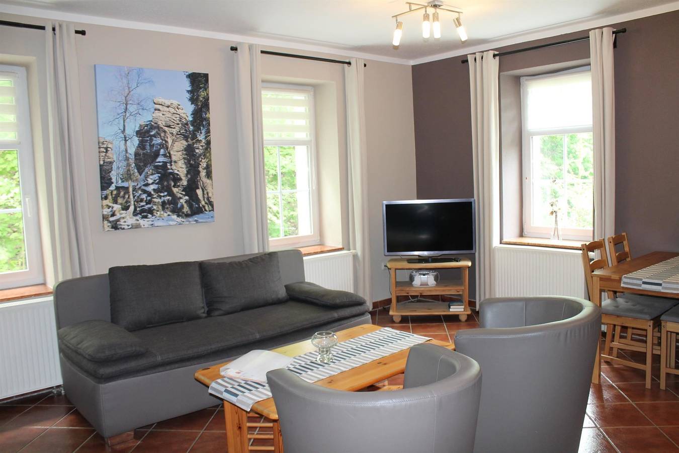 Geheel vakantieappartement, Appartements im "Landhaus am Frohnauer Hammer" in Annaberg-Buchholz, Ertsgebergte
