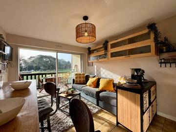 Gîte pour 4 personnes, avec balcon dans Plage de Beaumer