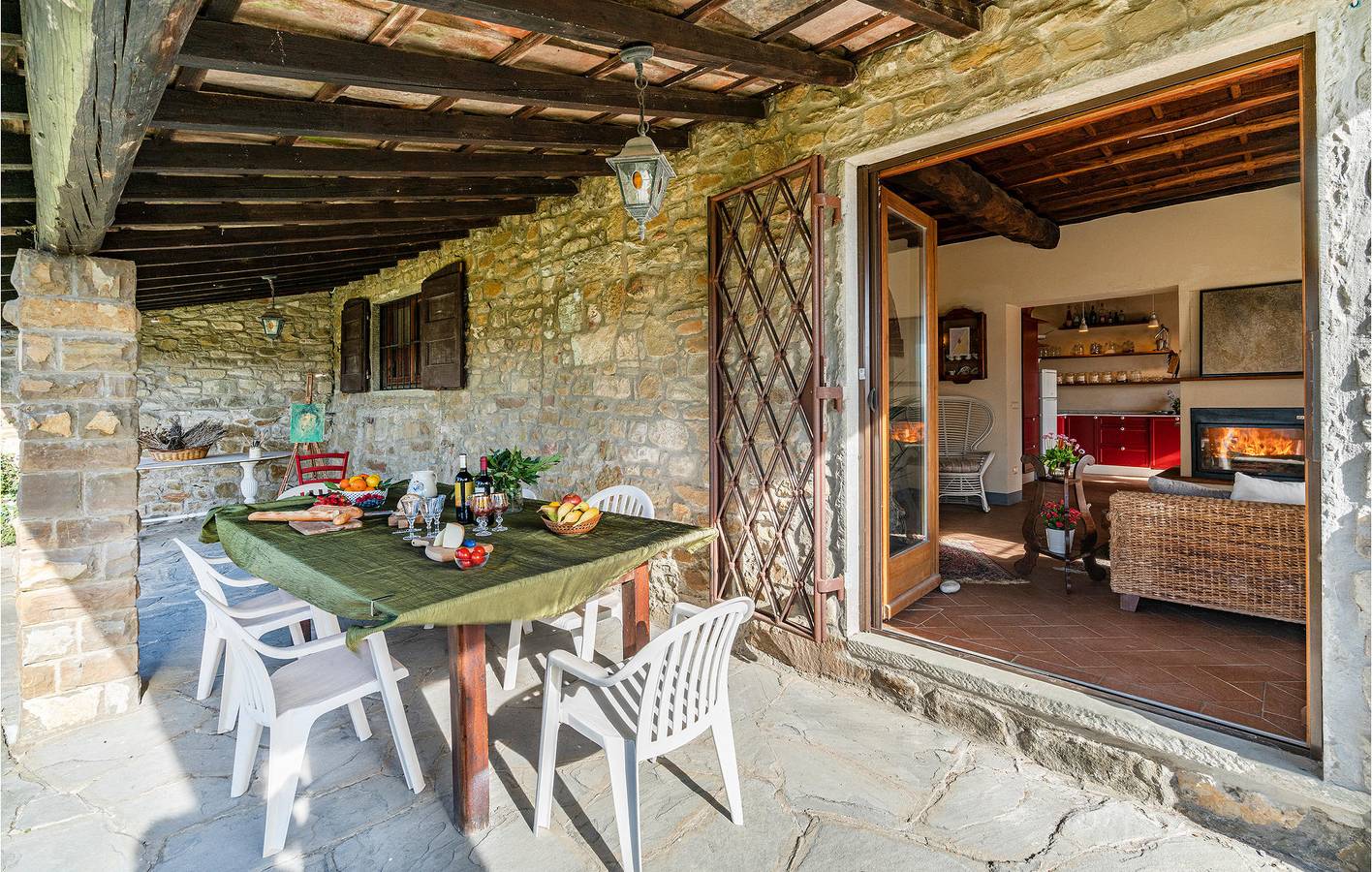 Charmante 2BR Wohnung w / WiFi & Garten - Chiocchio, Toskana. in Greve In Chianti, Chianti